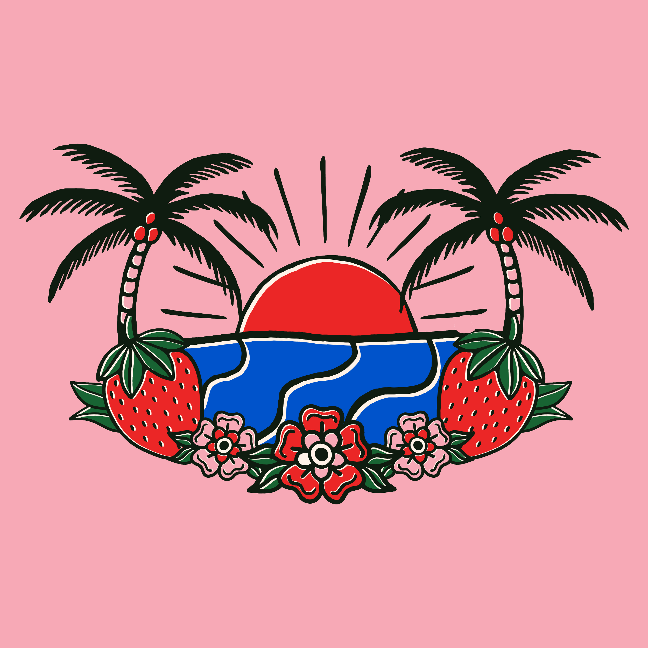 Strawberry Sunset –MOMO